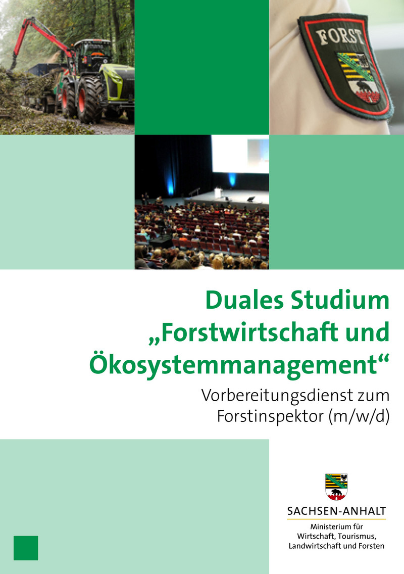 Broschüre für das Duale Studium "Forstwirtschaft und Ökosystemmanagement"